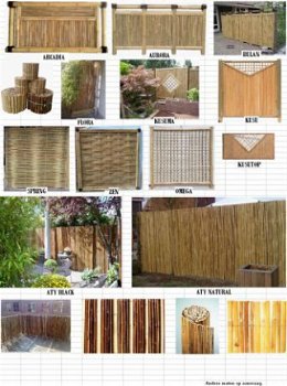 Bamboe tuin deuren of poorten. - 1