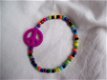 ibiza armbandje peace kleurige armcandy paars hippiemarkt - 1 - Thumbnail