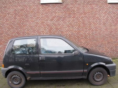 Sloopauto inkoop Den haag fiat cinquecento Zwart - 1