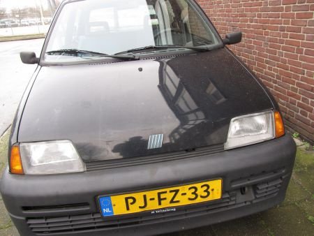 Sloopauto inkoop Den haag fiat cinquecento Zwart - 1