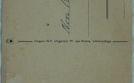 Postkaart, Kanonneerboot Hr. Ms. Art. Opleidingsschip v. Kinsbergen, jaren'40. - 4