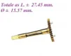 Minuutpijp = Franse pendule / regulateur =22728 - 1 - Thumbnail