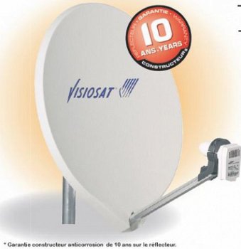 Visiosat satelliet schotel antenne, 40cm antraciet - 1