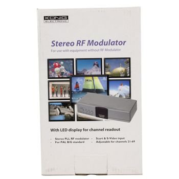 Stereo modulator, laat uw av stereo signaal over coax gaan - 1
