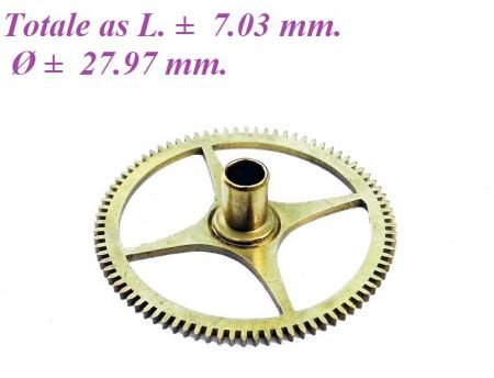 === Uurrad Franse pendule / regulateur = oud === 22737 - 1