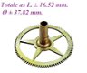 === Uurrad Franse pendule / regulateur = oud === 22736 - 1 - Thumbnail