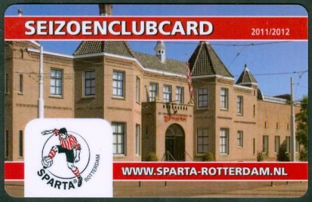 Seizoenclubcard 2011-2012 Sparta Rotterdam - 1