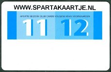 Seizoenclubcard 2011-2012 Sparta Rotterdam