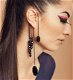 ear cuff zwart mooi sierlijk model hippiemarkt earcuff - 1 - Thumbnail