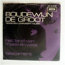 single: Boudewijn de Groot - Land van Maas en Waal / Testament (1967)