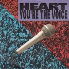 VINYLSINGLE * HEART * YOU'RE THE VOICE  * GERMANY 7"