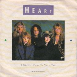 VINYLSINGLE * HEART * I DIDN'T WANT TO NEED YOU * ITALY 7