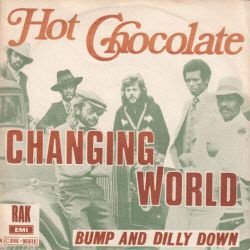 VINYLSINGLE * HOT CHOCOLATE * CHANGING WORLD * BELGIUM 7