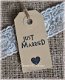 Labels Just married & hartje. Prijs per 10 - 1 - Thumbnail