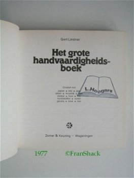 [1977] Het grote handvaardigheidsboek, Lindner, Zomer&Keunin - 2