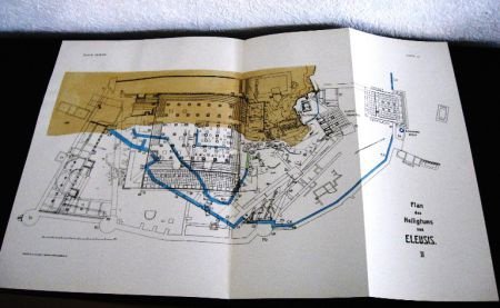 Eleusis 1927 Ferdinand Noack Tekstband + 44 platen/kaarten - 5