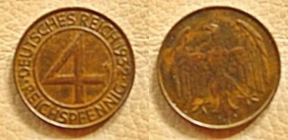 Duitsland 4 pfennig 1932 A - 1