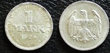 Duitsland zilveren Mark 1924