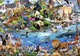 Muurdeco4kids JUNGLE BEHANG kinderbehang dieren kinderkamer + LIJM - 3 - Thumbnail