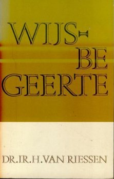 H. van Riessen; Wijsbegeerte - 1