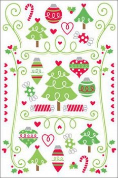 NIEUW Sugar coated rub-ons Jolly Holly Days van Doodlebug - 1