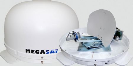 Megasat Shipman GPS/Autoskew Twin, automatische schotel - 1