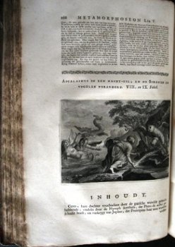 De Gedaant-wisselingen van P Ovidius Naso 1732 Groot formaat - 8