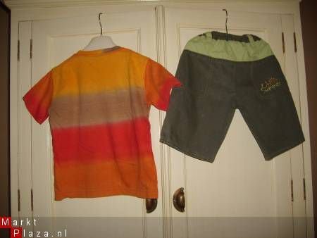 MC Baby Boys oranje shirt korte mouw 98/104 - 2