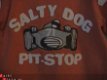 Salty Dog zwart grijze broek en oranje trui met race auto 92 - 1 - Thumbnail