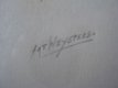 Aquarel/tekening naakt Aat Weysters 18 x12 gesigneerd op pa - 1 - Thumbnail