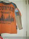 Salty Dog oranje longsleeve met dubbel mouwtje zgan maat 98 - 3 - Thumbnail