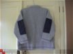 Tuuf's World grijs met blauwe fleece trui 92/98 - 3 - Thumbnail