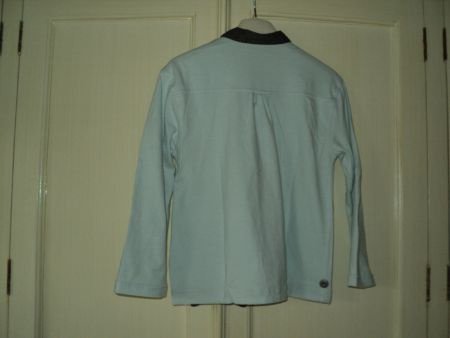 Jottum licht blauw vestje shirtje maat 116 - 2