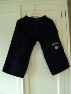 LCKR Locker donkerblauwe broek met verstelbare tailleband 98
