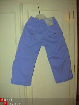 Salty Dog blauwe gevoerde broek met verstelbare taille 92 - 1