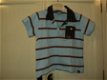 Eager Beaver set bruine broek en blauw bruine polo 92/98 - 1 - Thumbnail