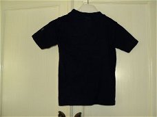 Ten Cate donker blauw shirtje hemdje met mouwtjes maat 92/98