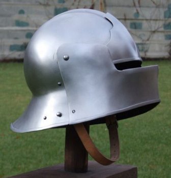 ridder helm, koning, sallet, pothelm, viking helm - 1