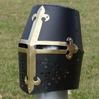 ridder helm, koning, sallet, pothelm, viking helm - 1