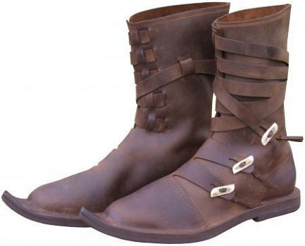 middeleeuwse schoenen, laarzen - 1