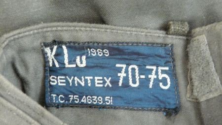 Broek, Overtrek, Uniform, Koninklijke Luchtmacht, maat: 70x75, 1969.(Nr.1) - 4