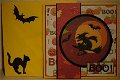 Halloweenkaart 16 Heks op bezem - 1 - Thumbnail