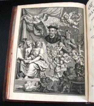 Oeuvres de Maître François Rabelais 1741 Set v 3 ill Picart - 6