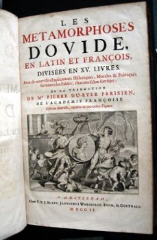 Les Metamorphoses d'Ovide 1702 Amsterdam P. & J. Blaeu Folio - 1