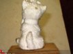 Oud beeldje poes merk sphinx 11 cm. - 2 - Thumbnail