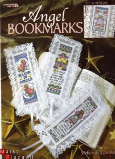 Leisure Arts  Origineel leaflet Angel Bookmarks Boekenlegger