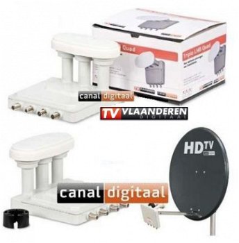 De Triple Quad LNB. Canal digitaal - 1