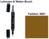 NIEUW Brush Marker Khaki (8001) van Lehmann & Weber - 1 - Thumbnail