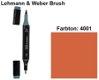 NIEUW Brush Marker Koraal (4001) van Lehmann & Weber - 1 - Thumbnail