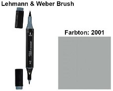 NIEUW Brush Marker Grijs (2001) van Lehmann & Weber